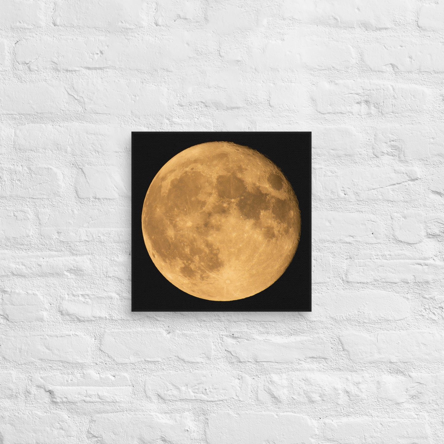 Canvas - An October Moon, Moon Art, Lunar Art, Seasonal Art, Autumn Art, Halloween Art, Nature Art, Wall Art, Bedroom Art, Living Room Art, Home Décor, Photography,