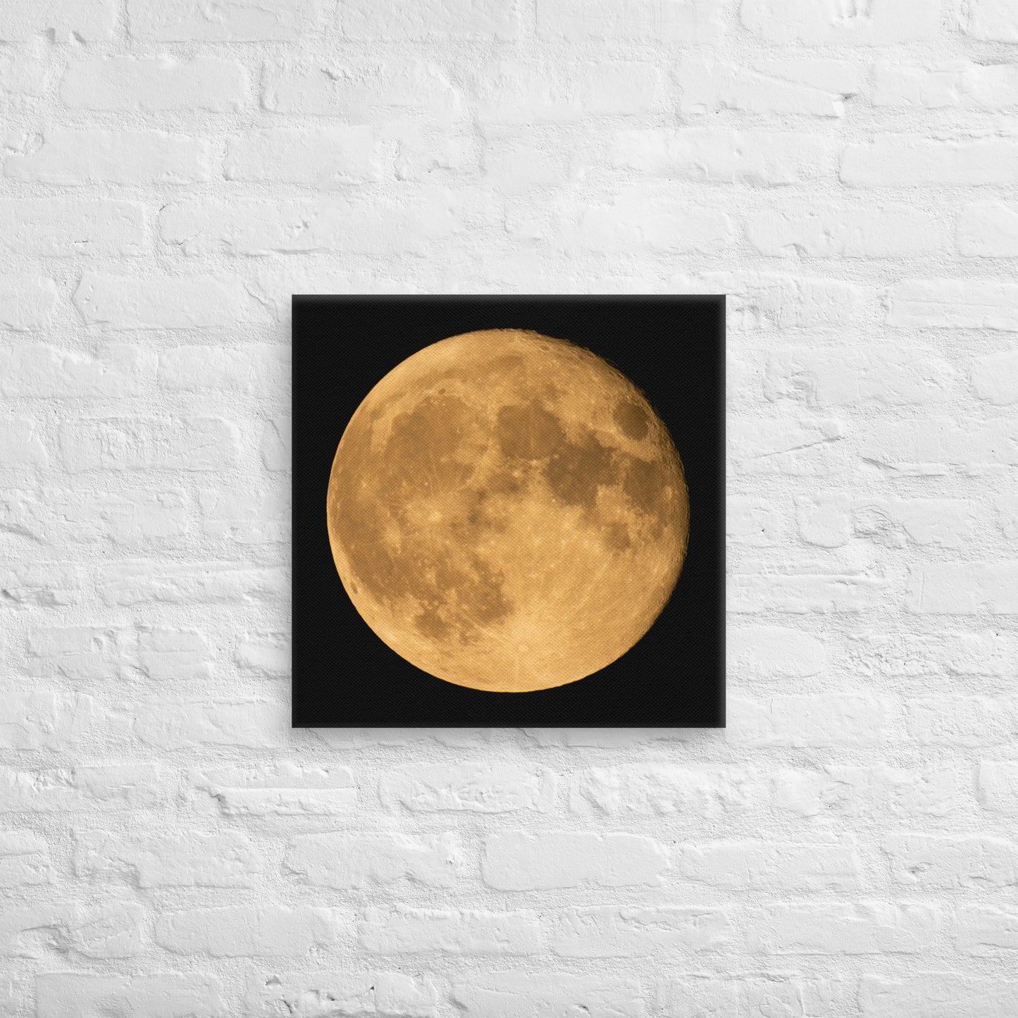 Canvas - An October Moon, Moon Art, Lunar Art, Seasonal Art, Autumn Art, Halloween Art, Nature Art, Wall Art, Bedroom Art, Living Room Art, Home Décor, Photography,