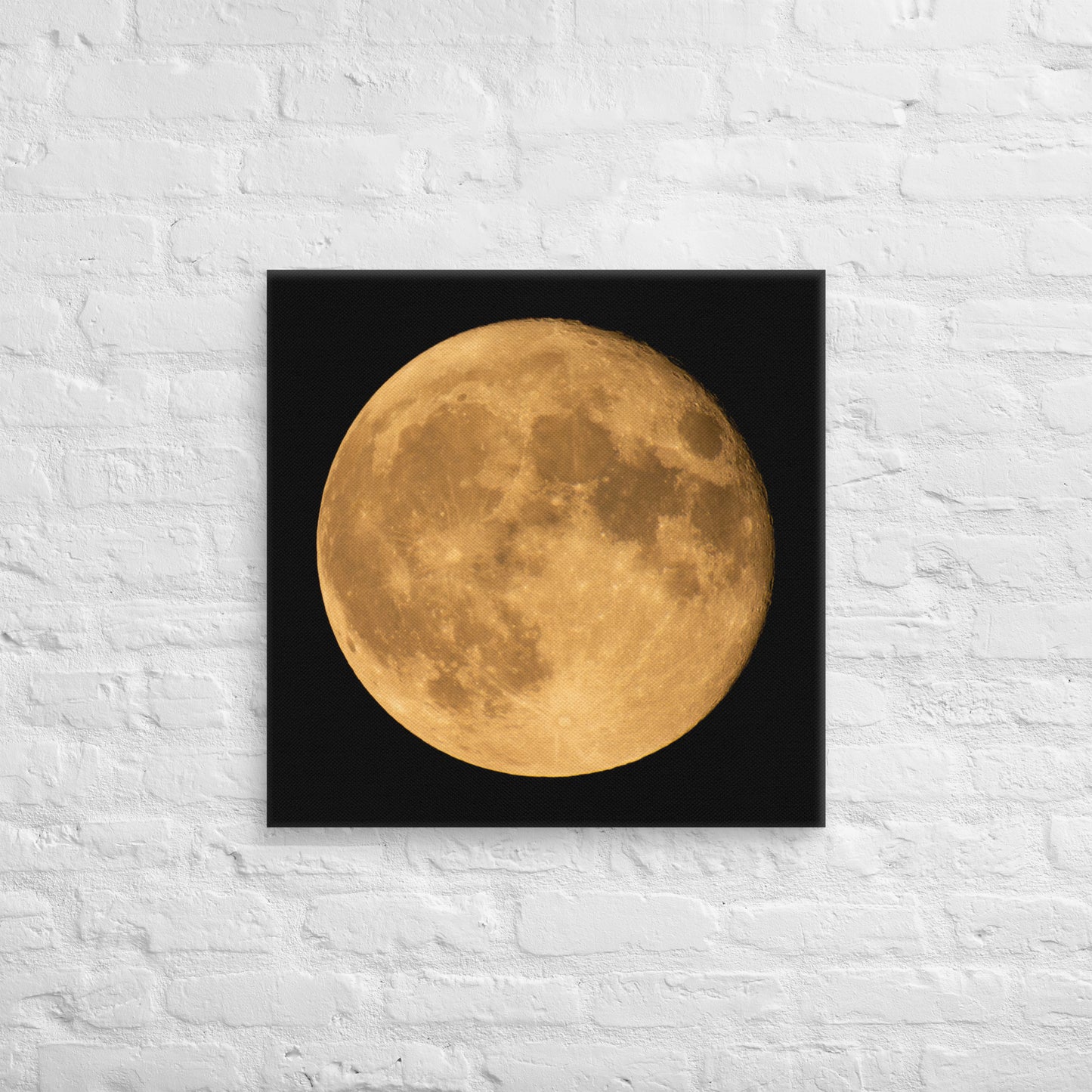 Canvas - An October Moon, Moon Art, Lunar Art, Seasonal Art, Autumn Art, Halloween Art, Nature Art, Wall Art, Bedroom Art, Living Room Art, Home Décor, Photography,