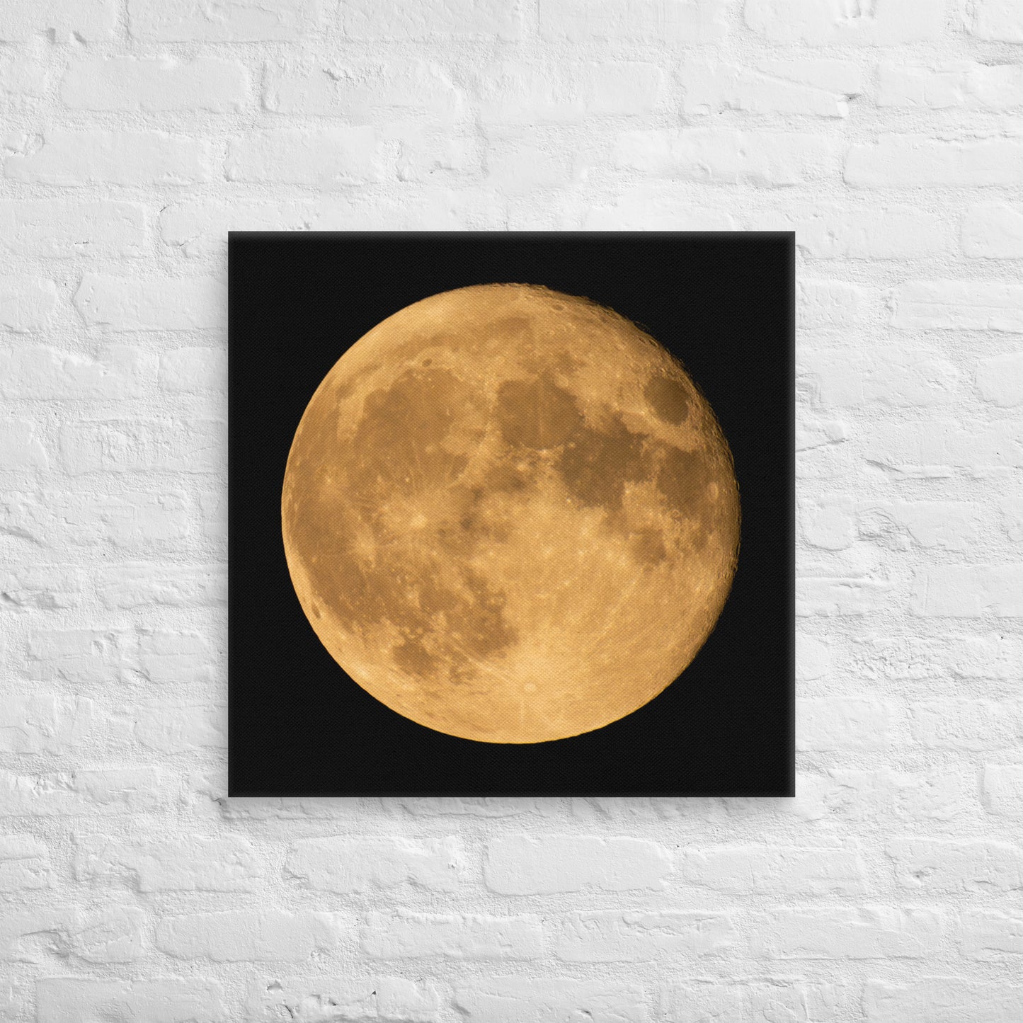 Canvas - An October Moon, Moon Art, Lunar Art, Seasonal Art, Autumn Art, Halloween Art, Nature Art, Wall Art, Bedroom Art, Living Room Art, Home Décor, Photography,