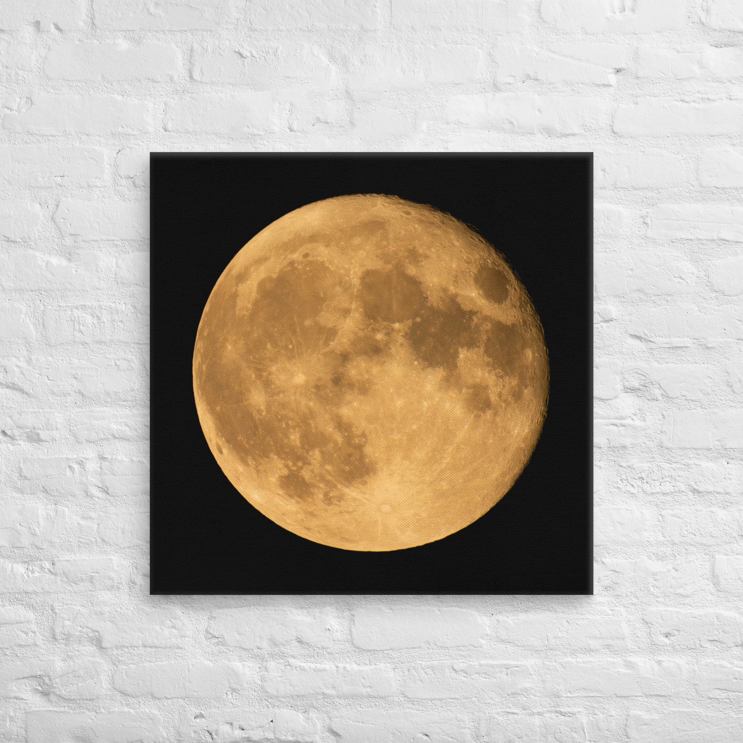 Canvas - An October Moon, Moon Art, Lunar Art, Seasonal Art, Autumn Art, Halloween Art, Nature Art, Wall Art, Bedroom Art, Living Room Art, Home Décor, Photography,