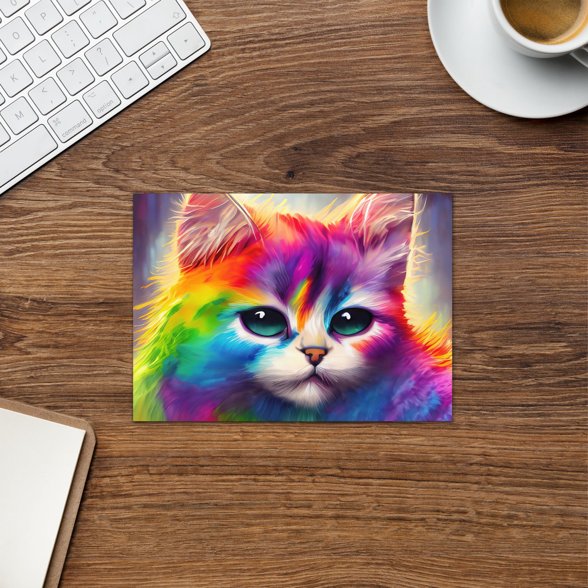 cat, feline, cats, pets, rainbow, colors, colorful, vibrant,