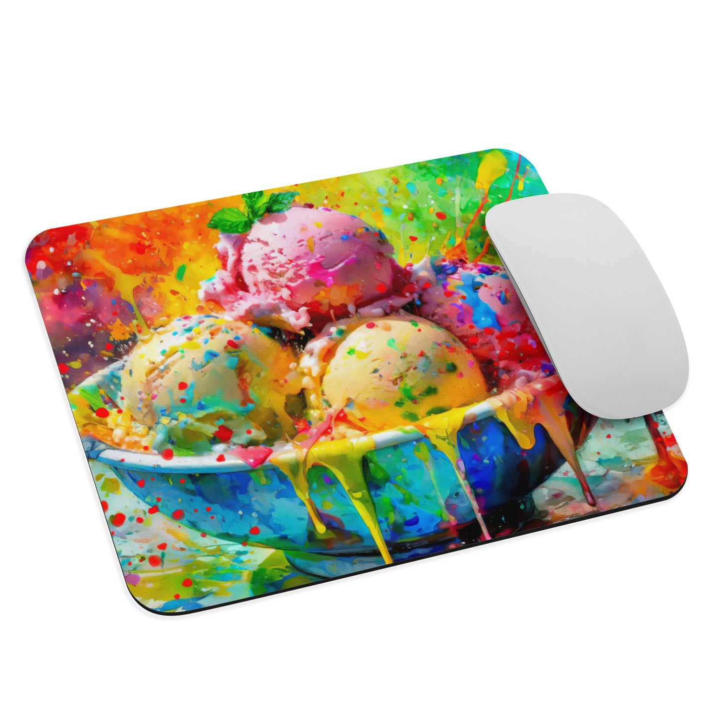 ice cream, desert, sweets, treats, colors, colorful, art