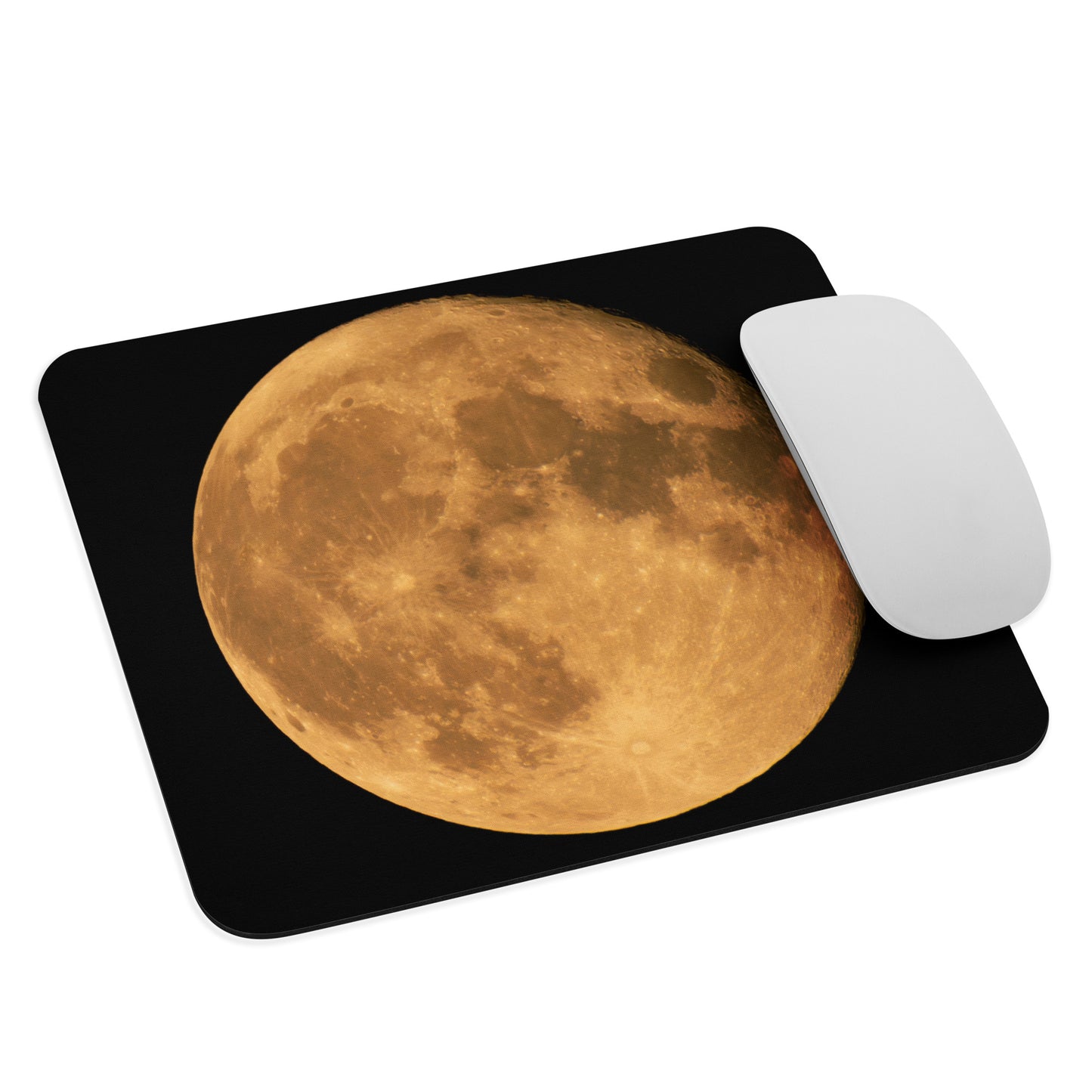 Mouse Pad - An October Moon, Moon Art, Lunar Art, Seasonal Art, Autumn Art, Halloween Art, Nature Art, Desk Art, Tech Art, Home Décor, Photography,