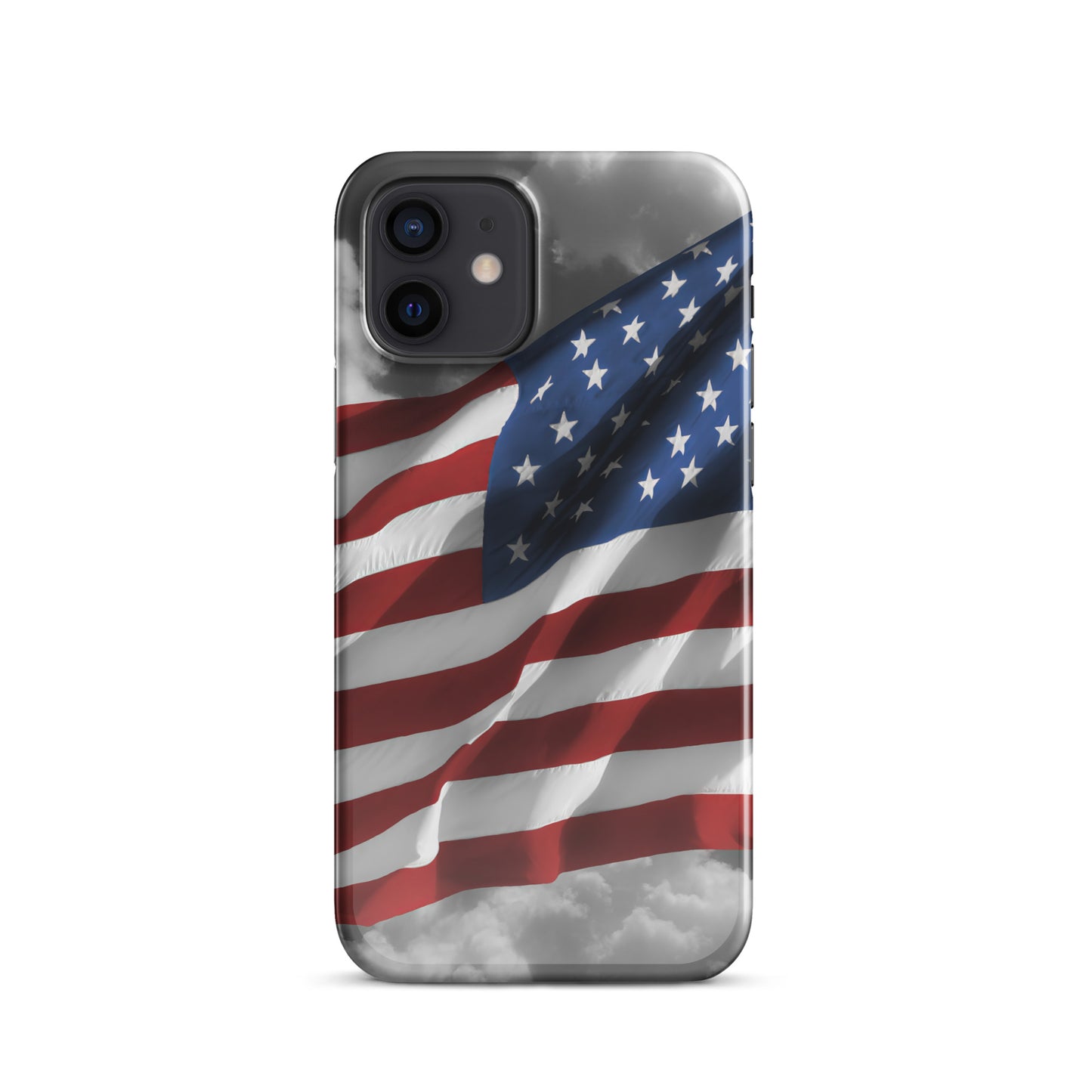 Snap case for iPhone® - Old Glory, The American Flag, Color Splash, Photography, Stylized Art, Red, White And Blue