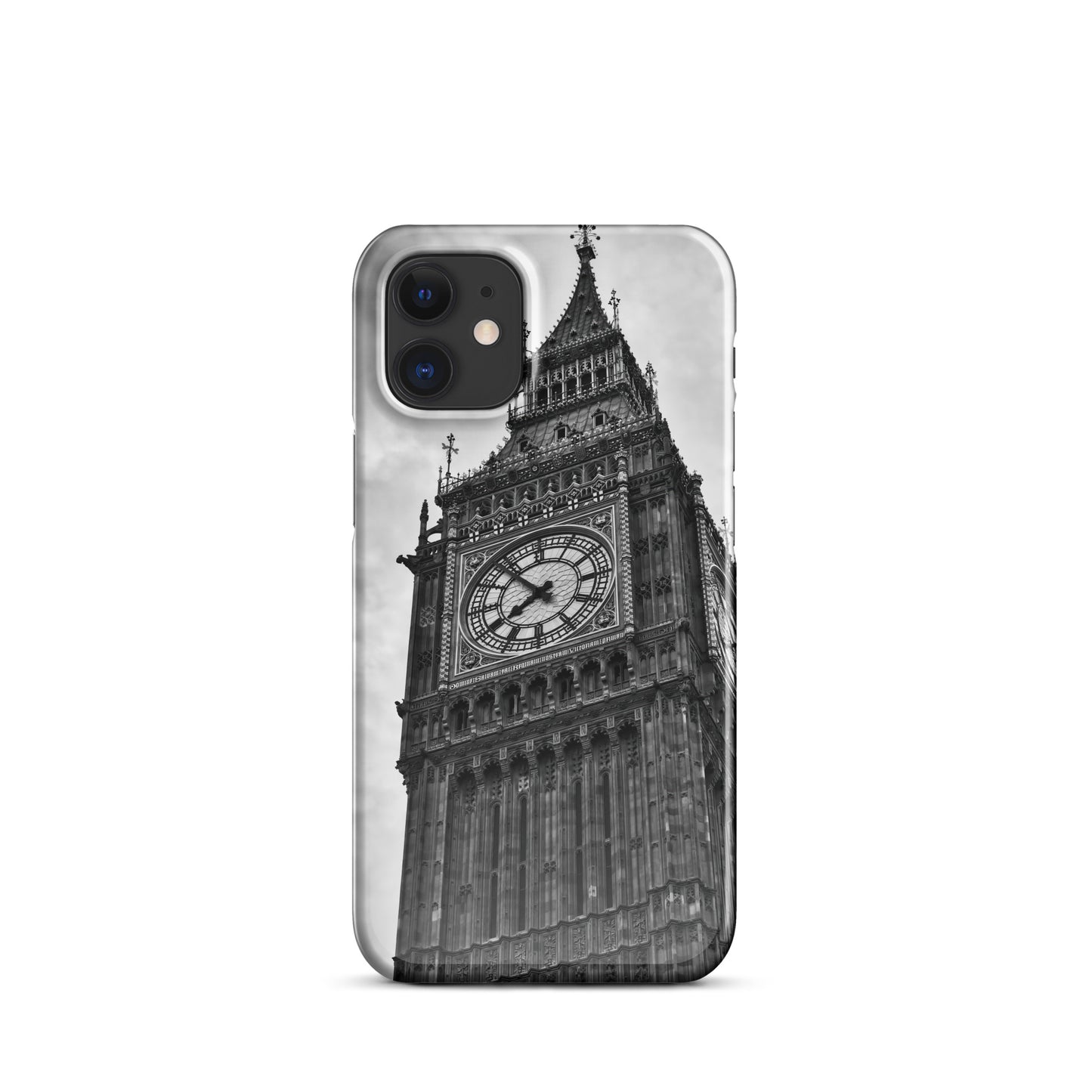 Snap Case For iPhone® - Big Ben, Photo Art, Black And White Art, Gothic Art, Tech Art, Phone Case, Home Décor, London, Britain, UK, Travel, Photography, Black And White,