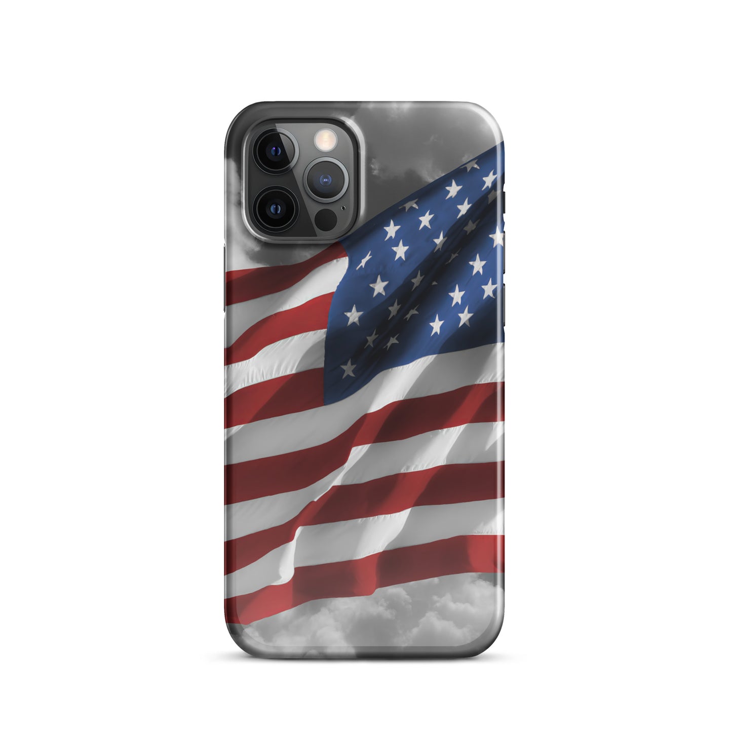 Snap case for iPhone® - Old Glory, The American Flag, Color Splash, Photography, Stylized Art, Red, White And Blue