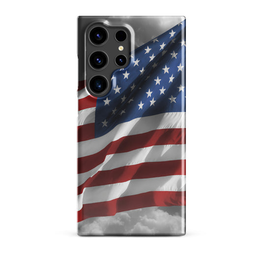 Snap case for Samsung® - Old Glory, The American Flag, Color Splash, Photography, Stylized Art, Red, White And Blue